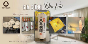 Gia công đèn vải theo yêu cầu